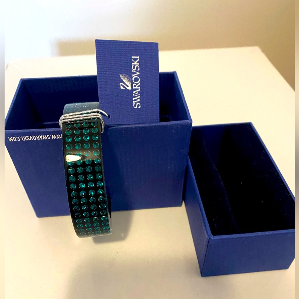 Swarovski bracelet.